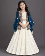 Girls Designer Indo-Western Lehenga Set - Image 2